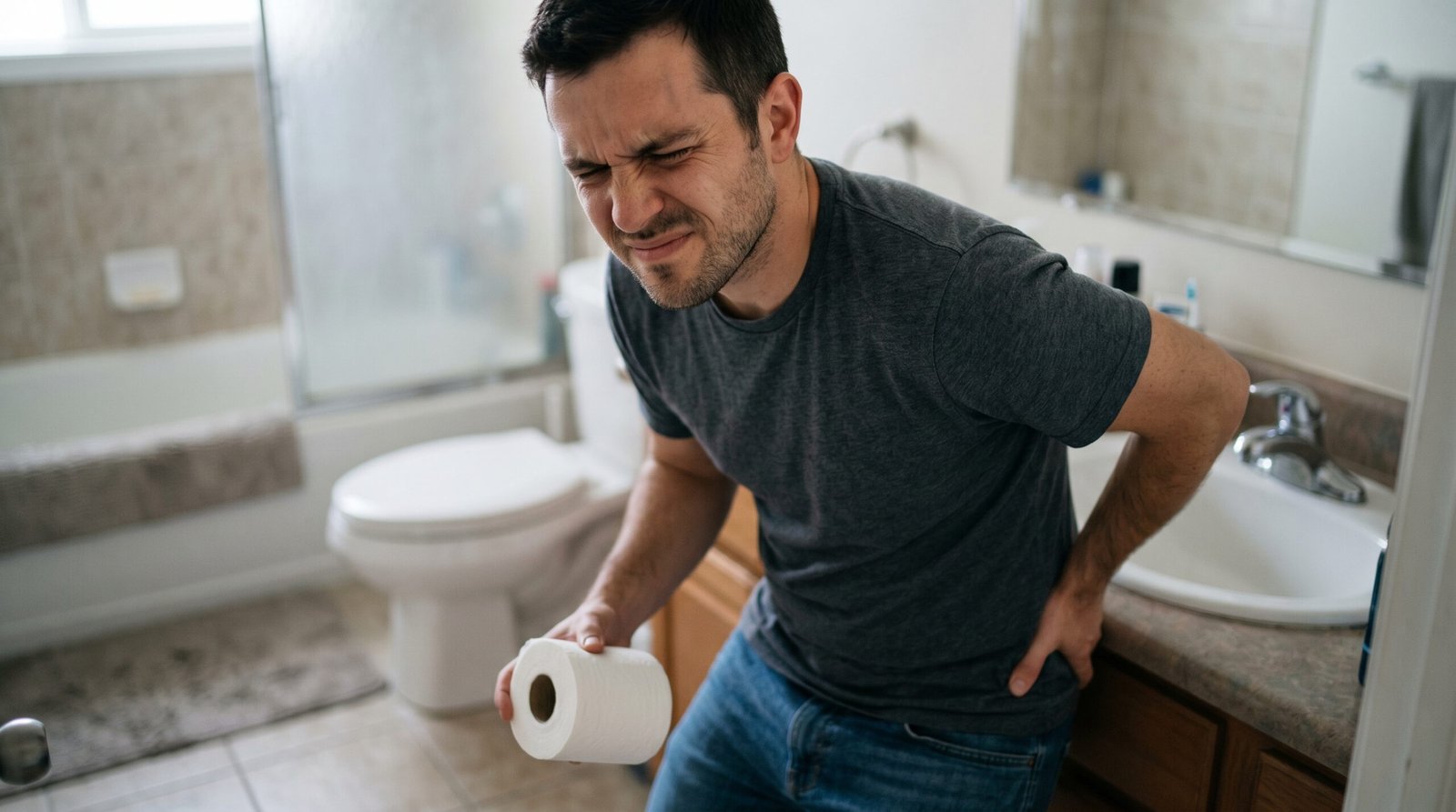 Hemorrhoids patient